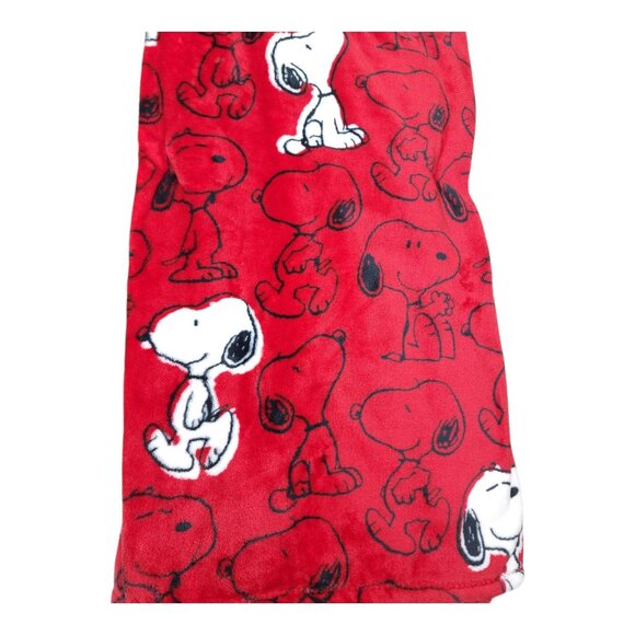 Peanuts Snoopy Extra Long Pet Throw Blanket 60" x 70" by Berkshire Red - Picture 11 of 11